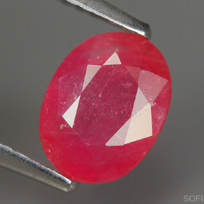  Камень розовый сапфир натуральный 1.59 карат арт. 21210