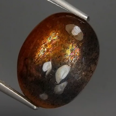  Натуральный Солнечный камень Кошачий глаз 12.93 карат арт 25831