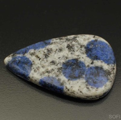  Камень голубая Яшма натуральная 39.00 карат арт. 4260