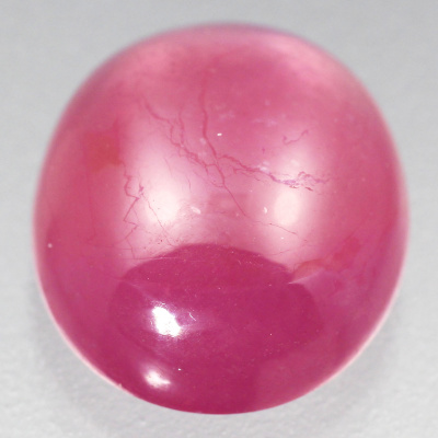Камень розовый корунд натуральный 18.24 карат арт 19467