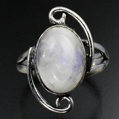 Дизайнерское кольцо с Лунным камнем натуральным арт 22668
