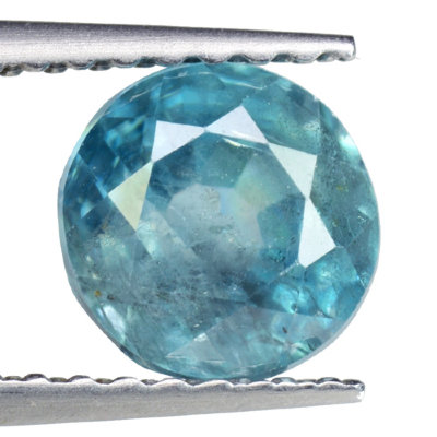  Камень голубой Циркон натуральный 1.86 карат арт. 2332