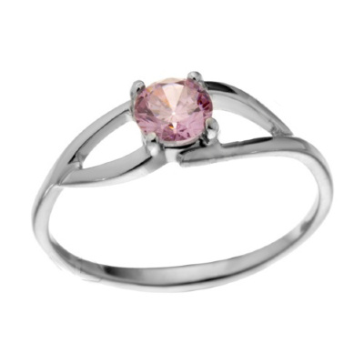 Серебряное кольцо с кубическим цирконием 925 арт 50410