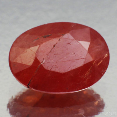  Камень розовый сапфир натуральный 2.28 карат арт. 17679