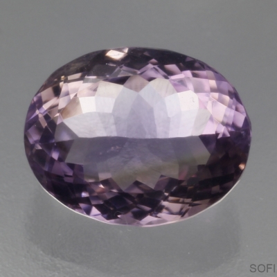 Камень фиолетово-золотистый Аметрин натуральный 21.00 карат арт. 4860