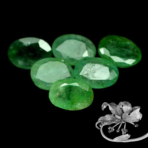 Камень зелёный берилл  натуральный 8.75 карат арт. 19680