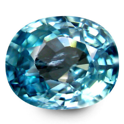  Камень голубой Циркон натуральный 1.87 карат арт. 18999