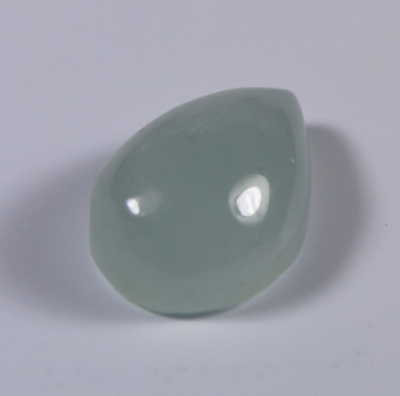 Камень Аквамарин кабошон груша натуральный 6.70 карат 14х10 мм арт. 10519